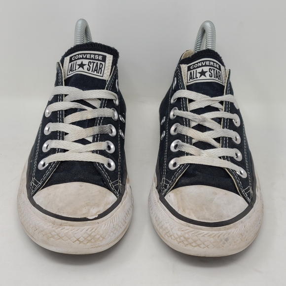 Converse Chuck Taylor All Star Low Top Canvas Shoes Black White Size 7 M9166 - Picture 7 of 9